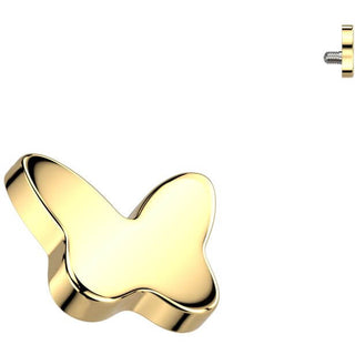 Titanio top mariposa Rosca interna