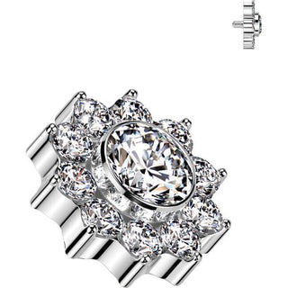 Titanio Flor de circonita Rosca interna