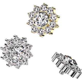 Titanio Flor de circonita Rosca interna