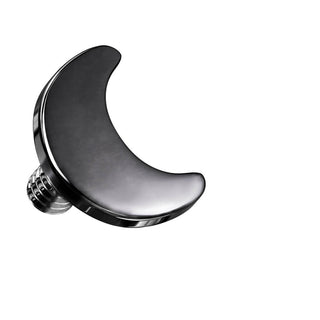 Titanio Media luna plana Rosca interna