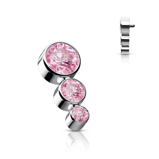 Titanio Top 3 Circonitas Rosca interna