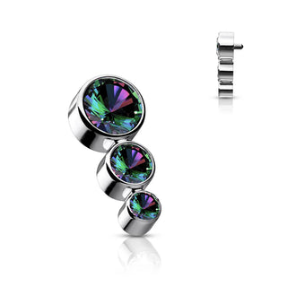 Titanio Top 3 Circonitas Rosca interna