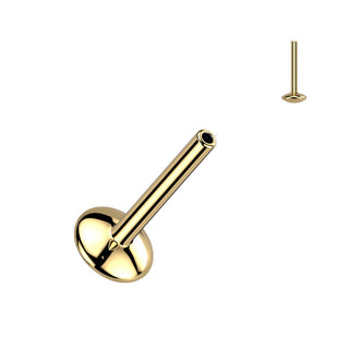 Titanio base labret 4mm  Push In