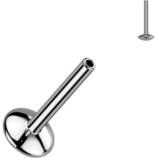 Titanio base labret 4mm  Push In