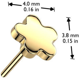 Titanio top flor Push In