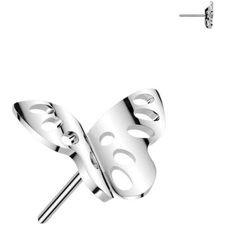 Titanio Top mariposa Push In