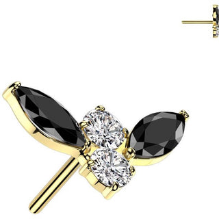 Titanio Top escarabajo Push In