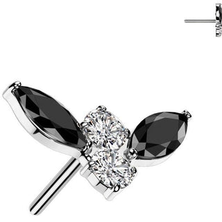 Titanio Top escarabajo Push In