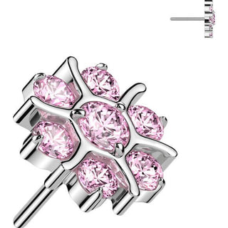 Titanio Flor de circonita Push In