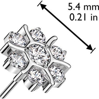 Titanio Flor de circonita Push In