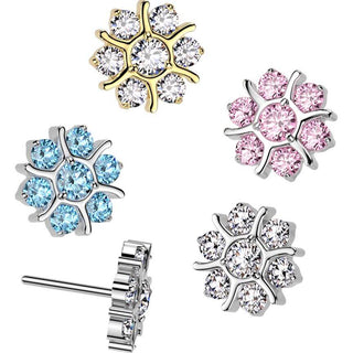 Titanio Flor de circonita Push In