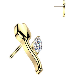 Titanio top tulipán Push In