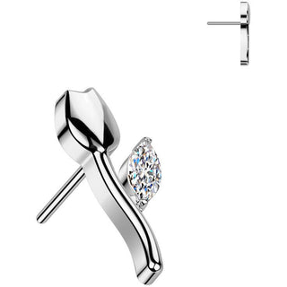 Titanio top tulipán Push In