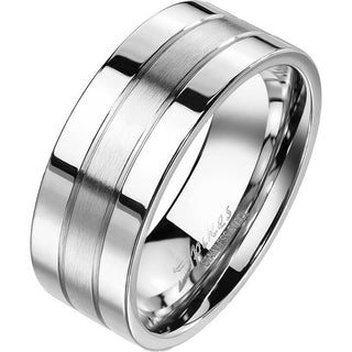 Plata con doble línea