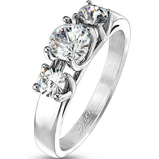 Plata y 3 circonitas