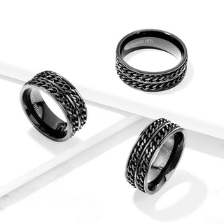 Doble Cadena Negro