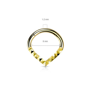 Anillo Chevron Clicker