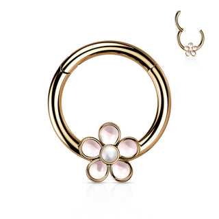 Anillo Flor Clicker