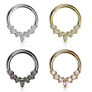 Anillo 7 Circonitas Clicker