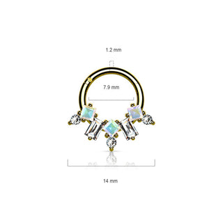 Anillo Circonita Clicker