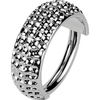 Titanio Anillo Bola cortada Segment