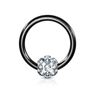 Anillo Bola Ferido Cierre de bola
