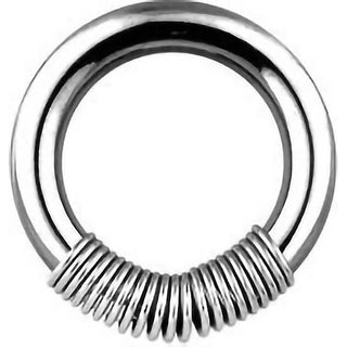 Anillo Espiral Cierre de bola