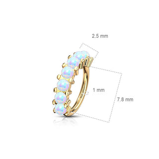 Anillo 7 Ópalo Flexible