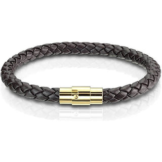 Trenzado Marrón y oro Imán