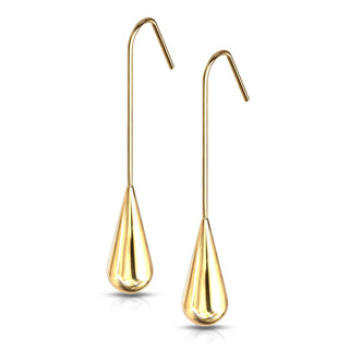 Colgante de cadena y gota