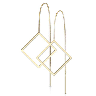 Cadena y cuadrado colgantes