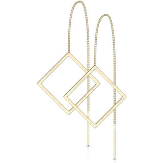 Cadena y cuadrado colgantes