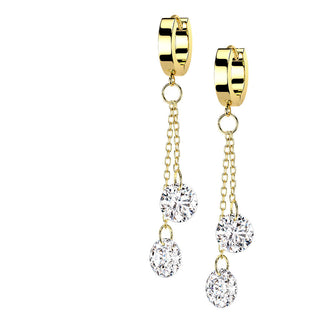 Colgante circonitas redondas Clicker