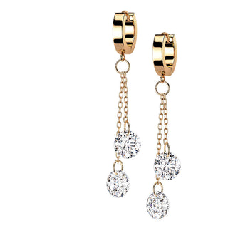 Colgante circonitas redondas Clicker