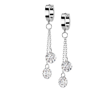 Colgante circonitas redondas Clicker