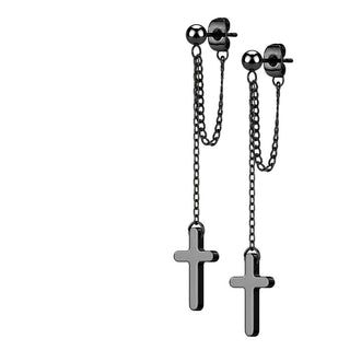 Cruz y cadena colgantes
