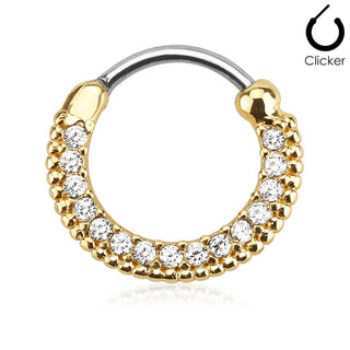 Septum Piercing Clicker Circonita Clicker