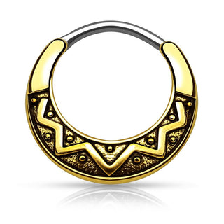 Septum Piercing Clicker Tribal Clicker