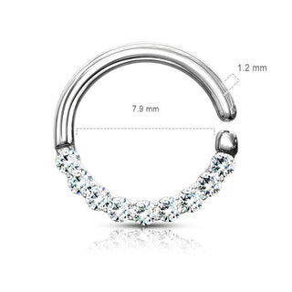 Anillo Circonita Flexible