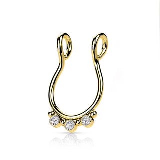 Nariz Falsa Septo 3 Zirconia Plano  Flexible