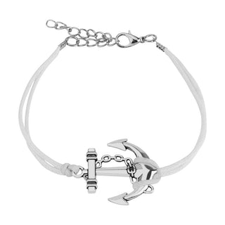 Azul con ancla plata