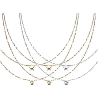 Dos niveles con estrella y bola de circonita