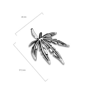 Hoja de cáñamo Plata