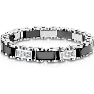 Cadena Negro y Plata