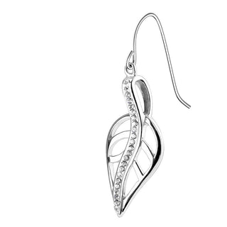 Hoja con línea de circonitas