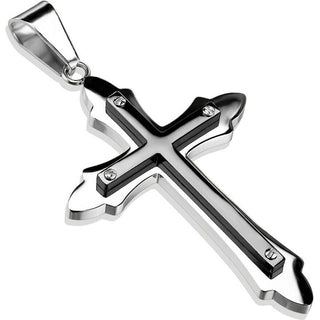 Cruz Negro y Plata