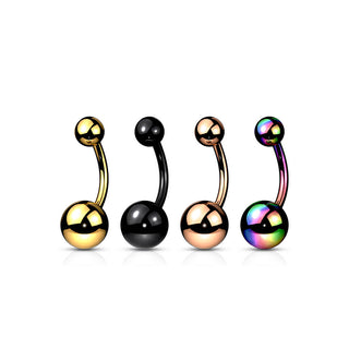 Titanio Piercing ombligo Bola