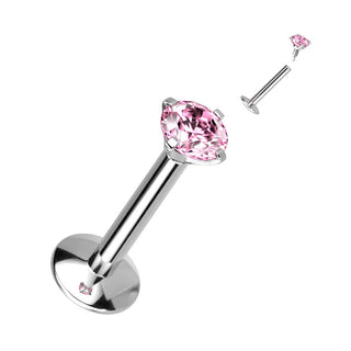 Titanio Circonita Rosca interna Labret