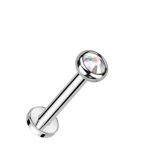 Titanio Circonita / Ópalo Rosca interna Labret