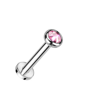 Titanio Circonita / Ópalo Rosca interna Labret